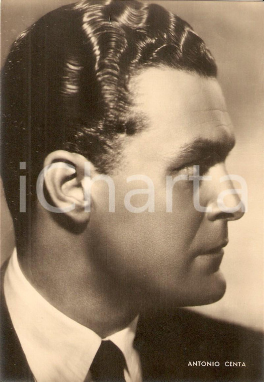1940 ca CINEMA Ritratto Antonio CENTA Attore *Fotografia seriale ASER