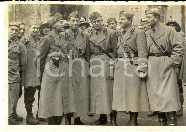 1936 NAPOLI Ufficiali in partenza per l'Africa cav. DE PRISCO - MANCINI CIACCIA