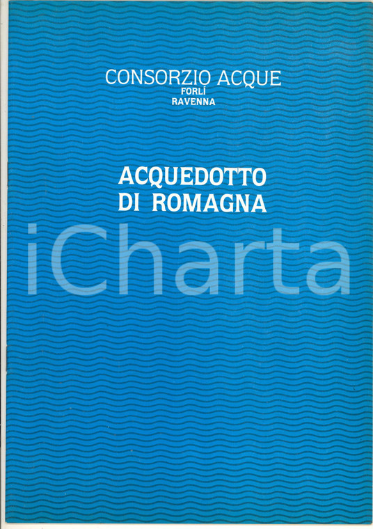 1985 ca Consorzio Acque FORLI'-RAVENNA Acquedotto di Romagna 12 pp.
