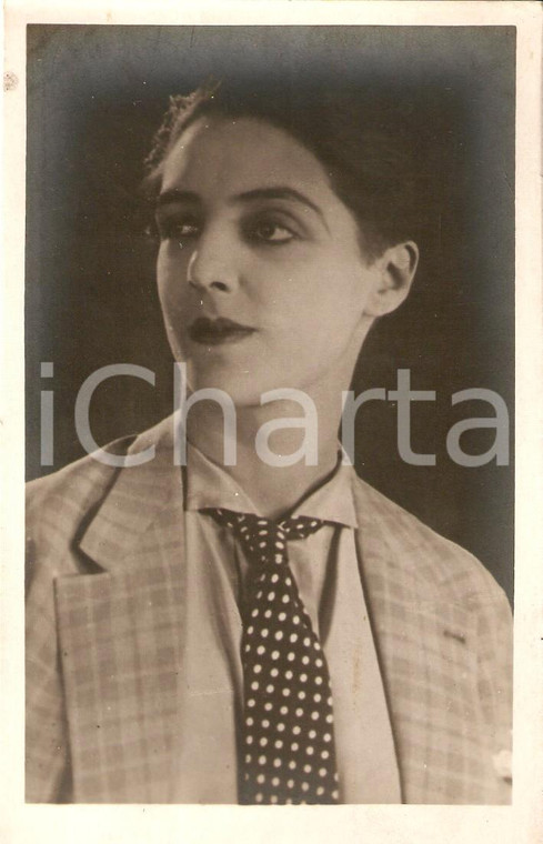 1940 ca MODA Donna in abiti maschili TOMBOY *Cartolina FP NV