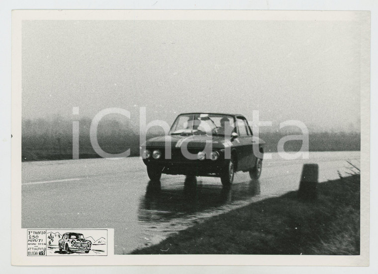 1966 NOVARA I° Trofeo 250 minuti Lancia Fulvia coupé JOLLY CLUB *Foto 18x13