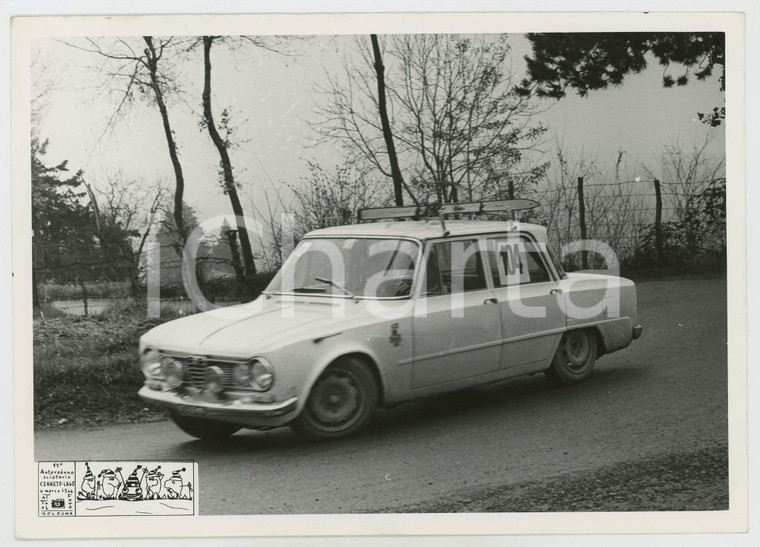 1966 CERRETO LAGHI 15° Autoraduno Sciatorio Alfa Romeo Giulia 1300 JOLLY CLUB