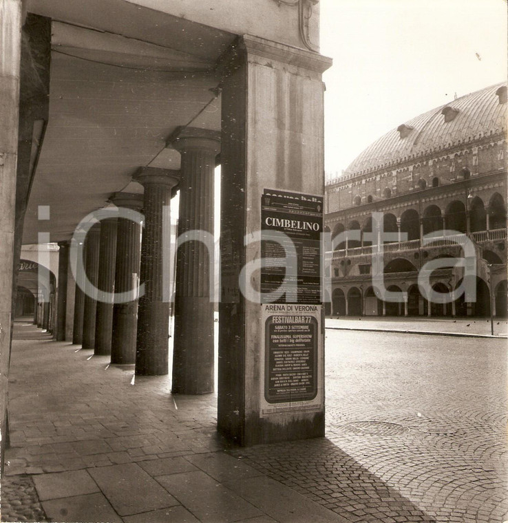 1977 PADOVA Piazza delle Erbe Palazzo della Ragione - Manifesto FESTiVALBAR Foto