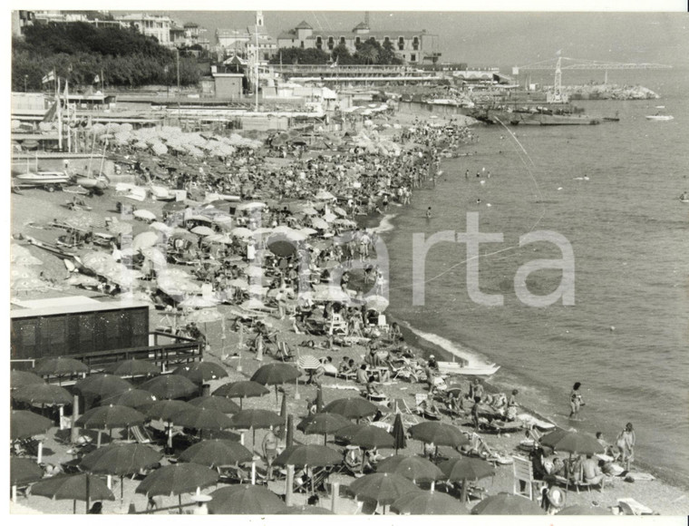 1994 GENOVA Una domenica al mare *Foto VINTAGE 24x18 cm