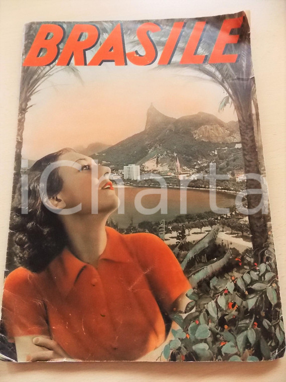 1937 BRASILE - Rivista pubblicitaria ILLUSTRATA Turismo 16 pp. RARA