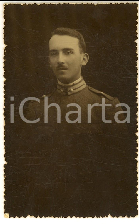 1930 ca TORINO Ritratto di ufficiale di fanteria *Foto cartolina POZZO