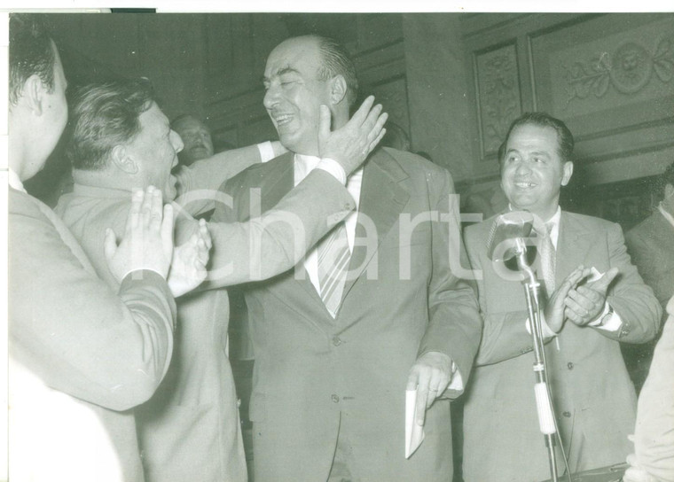 1956 ROMA Festa per Giorgio ANDREOLI eletto Presidente della Giunta Provinciale