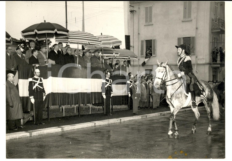 1956 VOGHERA Festa della Cavalleria in presenza di Giovanni GRONCHI - Foto