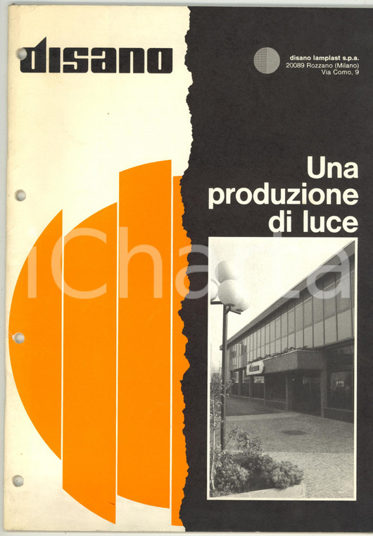 1960 ca ROZZANO (MI) - DISANO LAMPLAST Una produzione di luce - 32 pp.