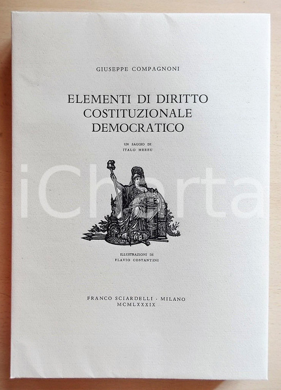 1989 Giuseppe COMPAGNONI Elementi di Diritto Costituzionale Democratico