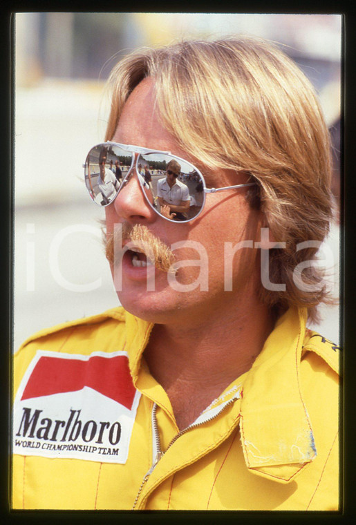 35mm vintage slide* 1984 FORMULA1 Keke ROSBERG scuderia WILLIAMS - Ritratto