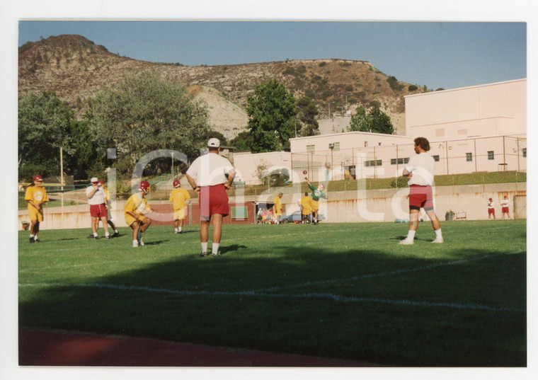 1990 GLENDALE - FOOTBALL Workout of GLENDALE College team *Foto 15x10 cm (52)