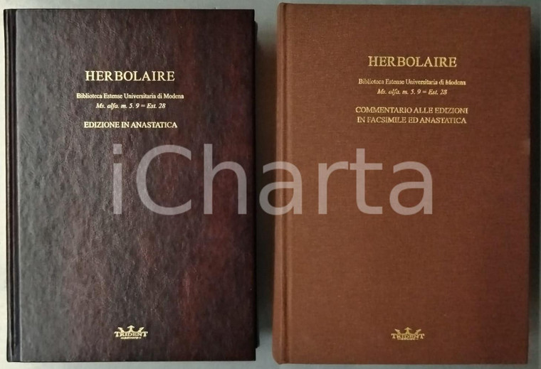 2006 HERBOLAIRE ESTENSE Dictionar Gallicum Herbarum con commentario Ed. TRIDENT