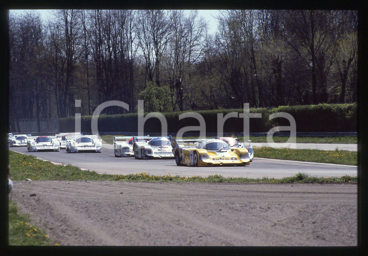 35mm vintage slide* 1986 360 KM MONZA Automobili durante primo giro di corsa