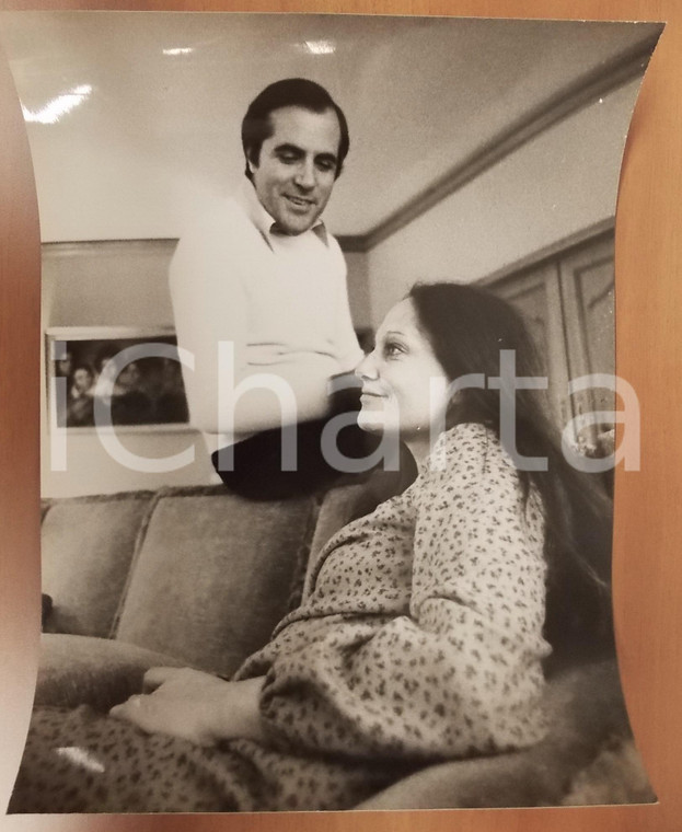 1970 ca COSTUME Carlo GIUFFRE' con la moglie Lidia PANICALI (2) Foto 30x40 cm