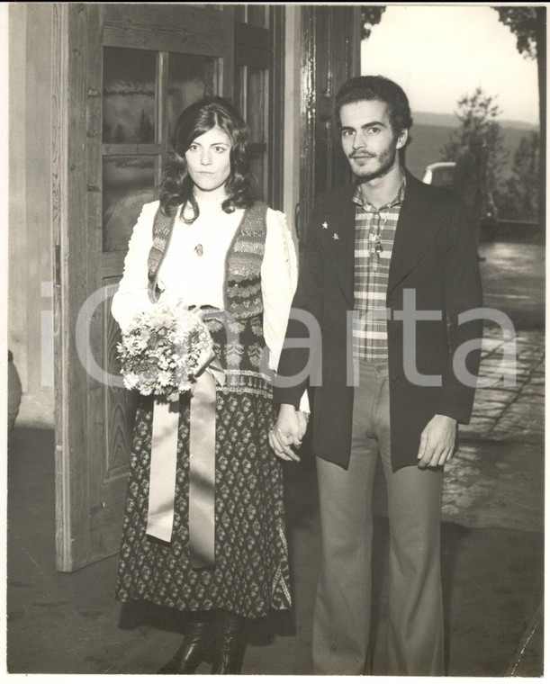 1970 ca COSTUME ITALIA Nozze del cantante DONATELLO (6) - Foto 21x24 cm