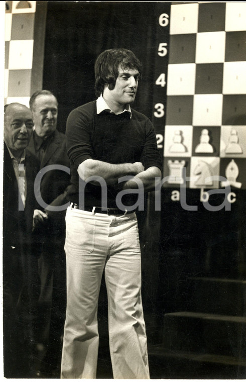1975 MILANO Torneo Internazionale di Scacchi - Sergio MARIOTTI - Foto 20x30 cm