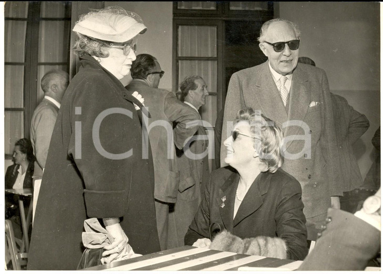 1955 SAINT-VINCENT Convegno del Teatro - Wanda CAPODAGLIO con Evi MALTAGLIATI