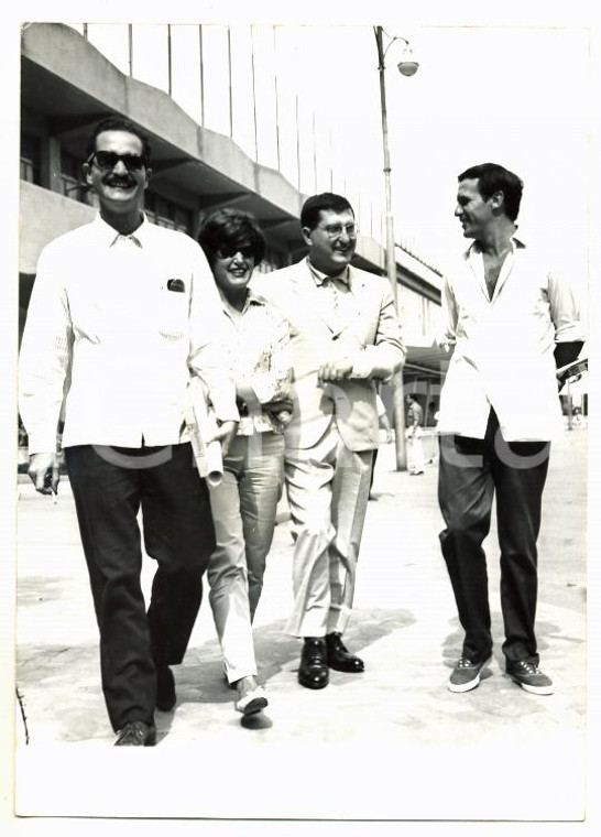 1959 VENEZIA Mostra del Cinema - Francisco RABAL e Juan Antonio BARDEM *Foto