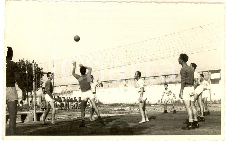 1947 MODENA Caserma Ottavo Campale - Una partita di pallavolo *Foto 14x9 cm