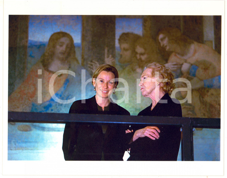 1999 MILANO Pinin BRAMBILLA restauratrice Ultima Cena e Giovanna MELANDRI *Foto