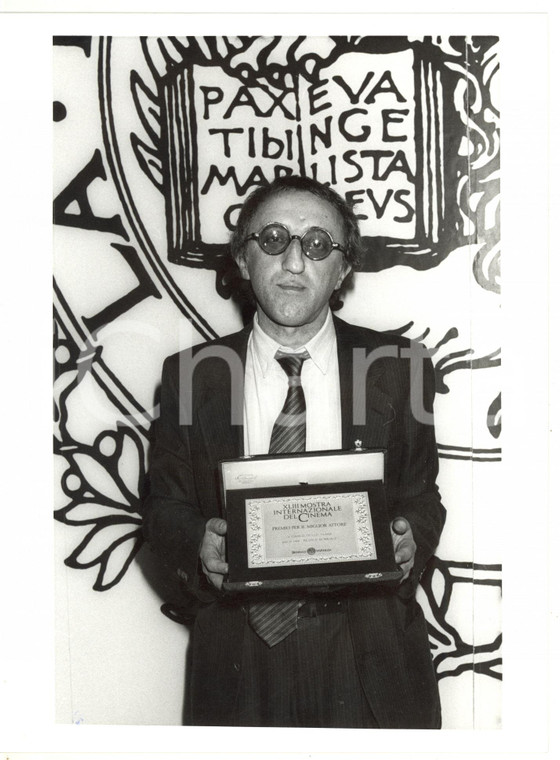 1986 VENEZIA - MOSTRA DEL CINEMA Premio Miglior Attore a Carlo DELLE PIANE