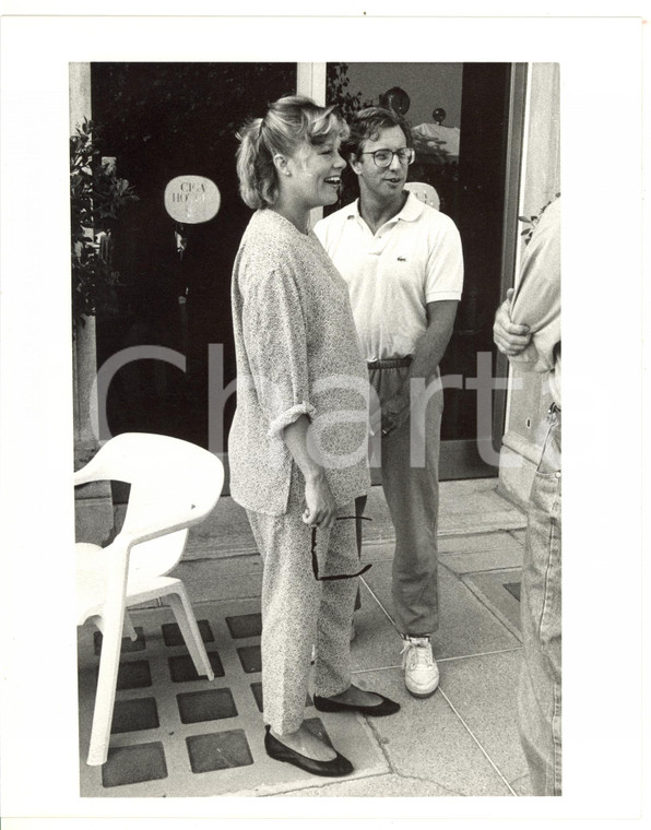1985 ca VENEZIA Ciga Hotels - Kathleen TURNER con il marito Jay WEISS ^Foto