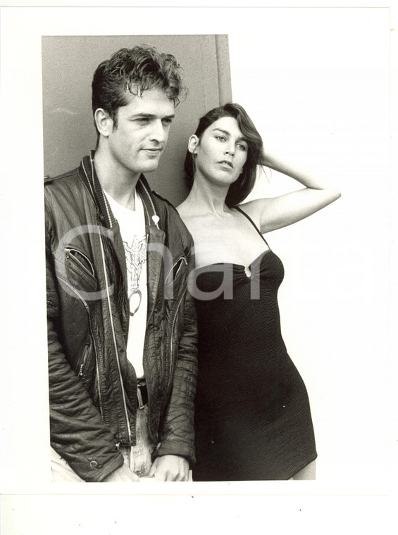 1987 VENEZIA Mostra del Cinema - Rupert EVERETT con Annabel BROOKS (2) *Foto