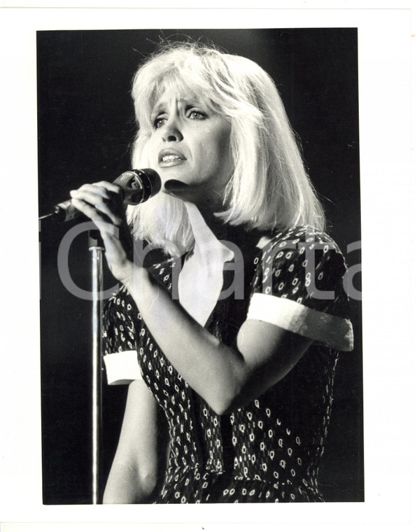1987 FESTIVAL DI SANREMO Dori GHEZZI sul palco - Foto VINTAGE 20x25 cm