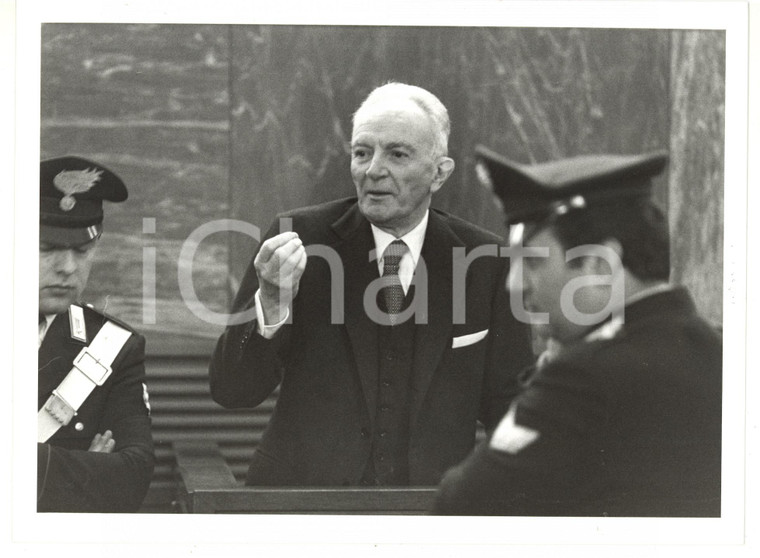 1985 ca TRIBUNALE MILANO Processo AMBROSOLI - Michele SINDONA con Carabinieri