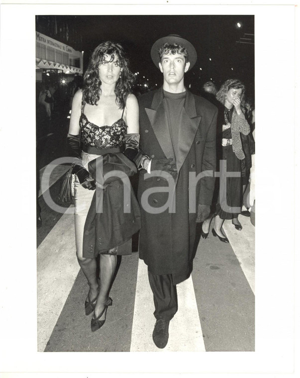  1987 VENEZIA Mostra del Cinema - Rupert EVERETT con Annabel BROOKS (3) 