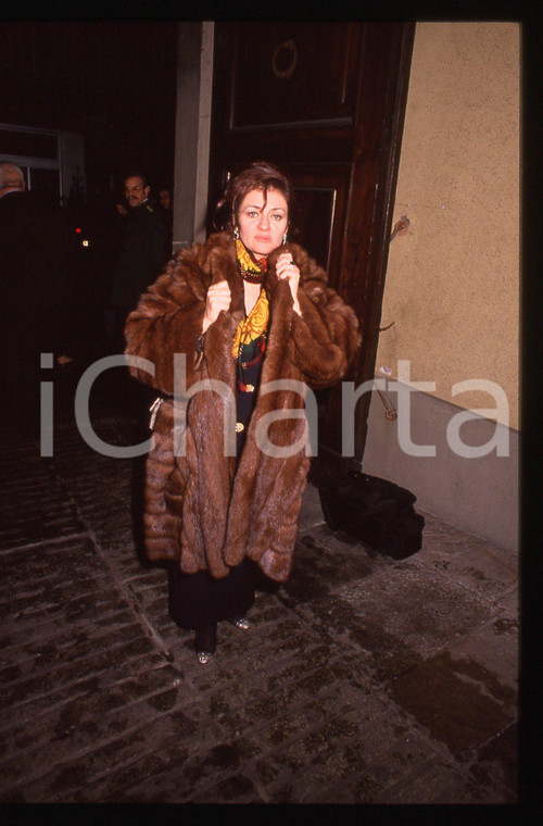 35mm vintage slide* 1995ca ITALIA COSTUME Daniela DESSÌ Ritratto del soprano 4