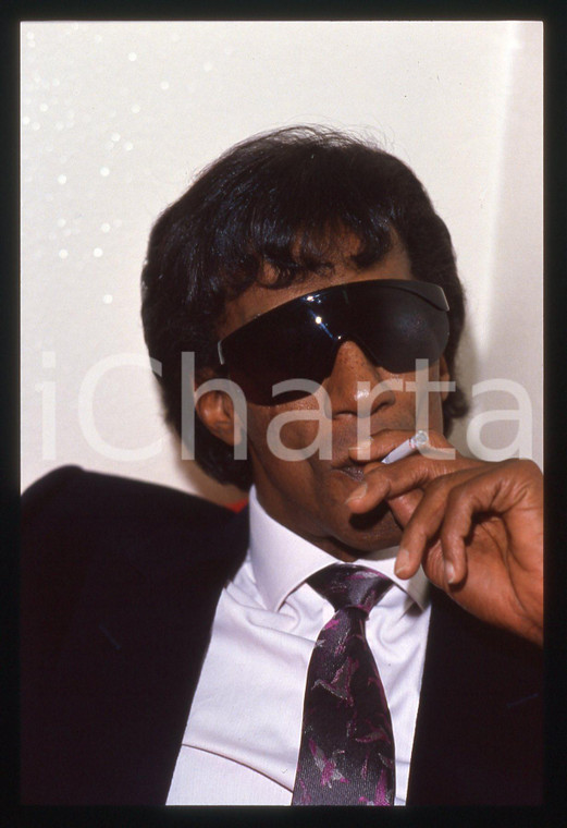 35mm vintage slide* 1985ca ITALIA COSTUME Rocky ROBERTS Ritratto del cantante 12