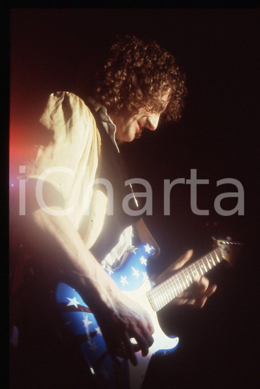 35mm vintage slide* 1982 MILANO Fernando VON ARB dei KROKUS al Rolling Stone 2
