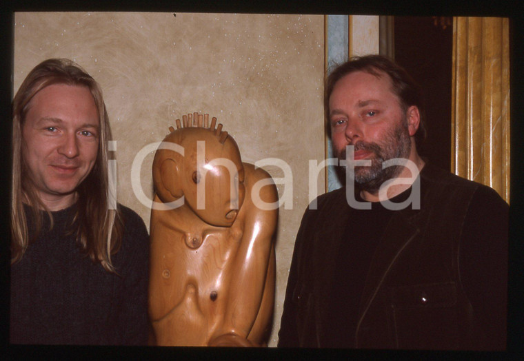 35mm vintage slide* 1995ca MUSICA Eric MOUQUET Michel SANCHEZ dei DEEP FOREST 9