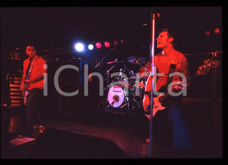 35mm vintage slide* 2000ca MUSICA Mike DIRNT Billie Joe ARMSTRONG - GREEN DAY 1