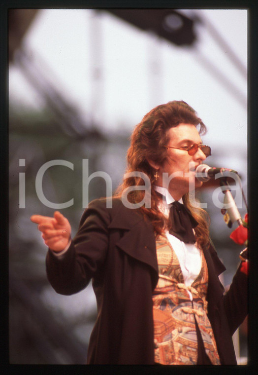35mm vintage slide* 1994 MILANO Willy DeVILLE Concerto al SONORIA FESTIVAL (13)