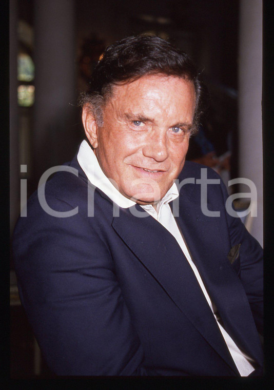 35mm vintage slide* 1990 COMO Cliff ROBERTSON  "Viva Hollywood" Ritratto (7)