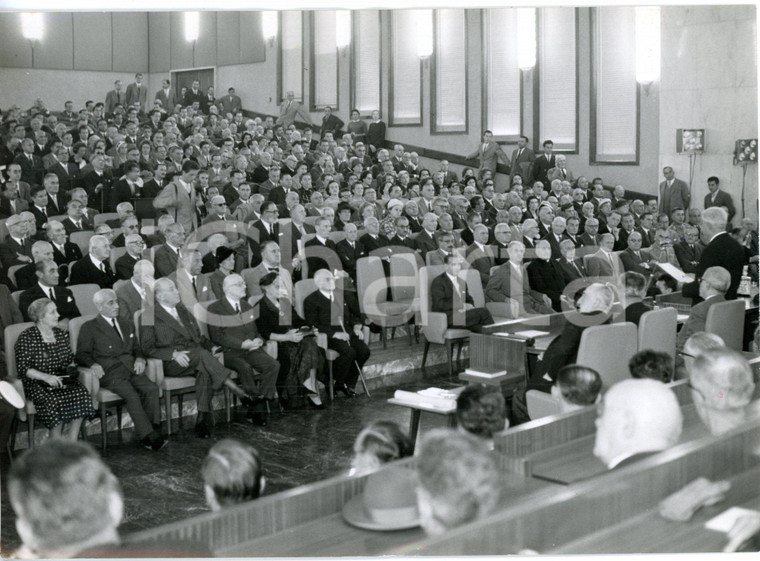 1959 TORINO Consegna laurea ad honorem a Vittorio VALLETTA - Veduta della sala