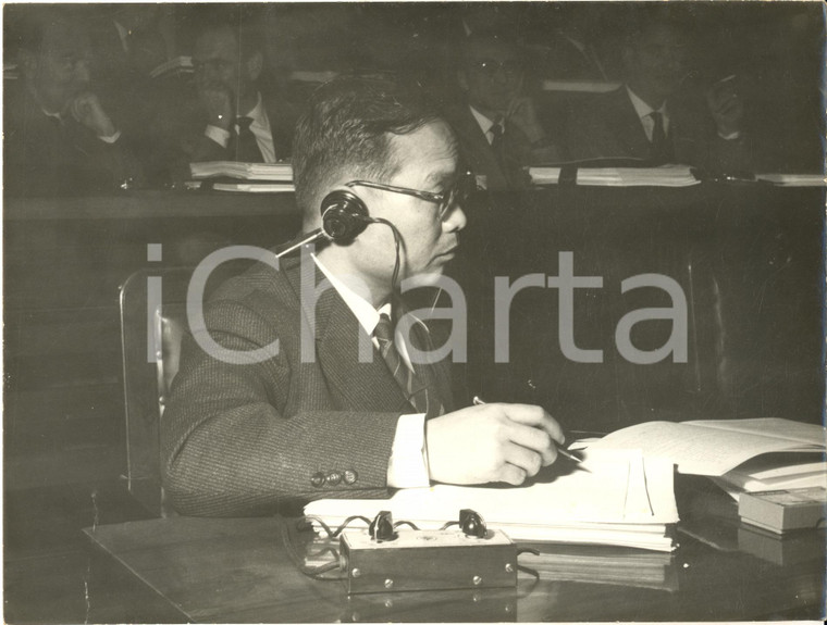1959 MESSINA Prof. Hiroshi KAWASUMI al Convegno di Ingegneria Sismica - Foto