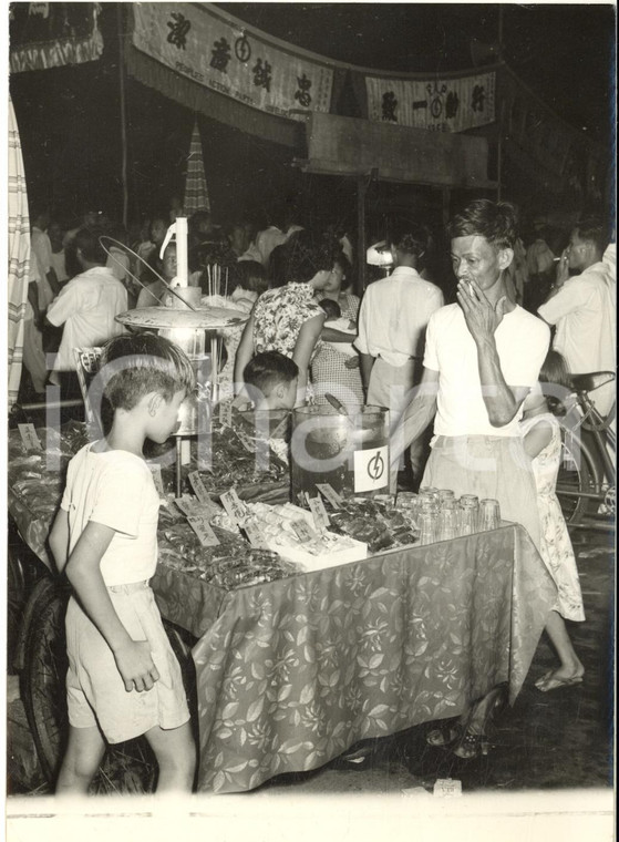 1959 SINGAPORE - Banchetti pro Partito Popolare d'Azione di Lee KUAN YEW *Foto