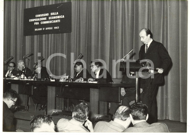 1963 MILANO Fiera Campionaria - Pier POLGA presidente associazione vetrinisti