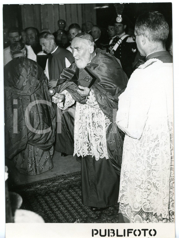 1954 ROMA Santa Maria in Vallicella - Funerali card. Francesco BORGONGINI DUCA