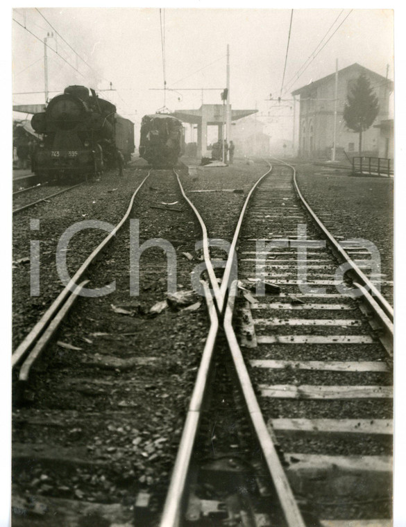 1957 STAZIONE DI CODOGNO Disastro ferroviario - Il luogo del'incidente - Foto