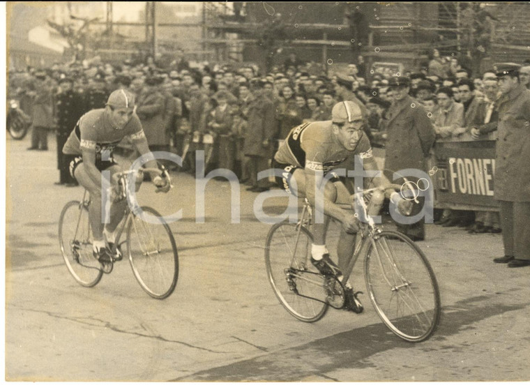 1954 CICLISMO TROFEO BARACCHI - Cleto MAULE e Aldo MOSER in gara *Foto