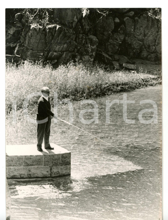 1957 SAN MARTINO DI CASTROZZA Parco di PANEVEGGIO - Giovanni GRONCHI a pesca