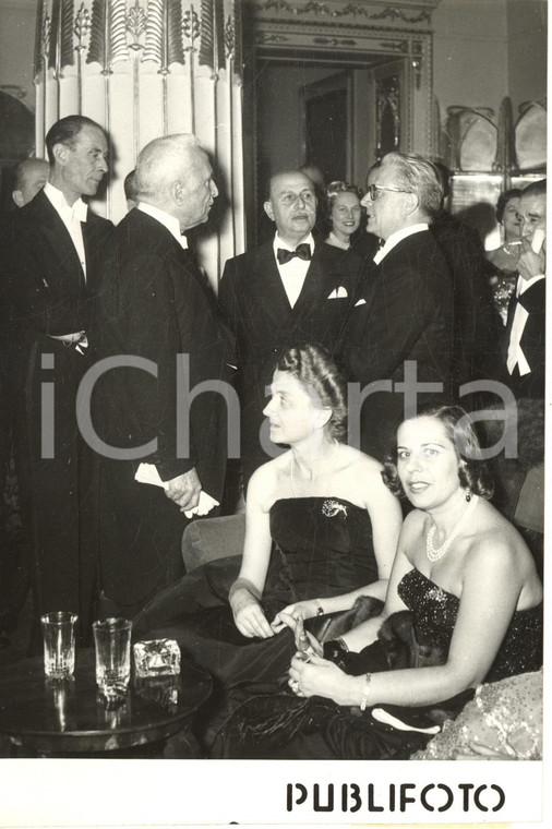 1955 NAPOLI Teatro San Carlo - Giovanni GRONCHI ed Enrico DE NICOLA alla prima