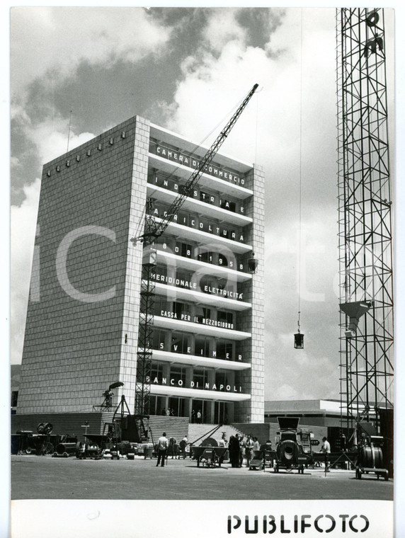 1958 NAPOLI 1^ Fiera della Casa - Edificio della mostra in allestimento *Foto 