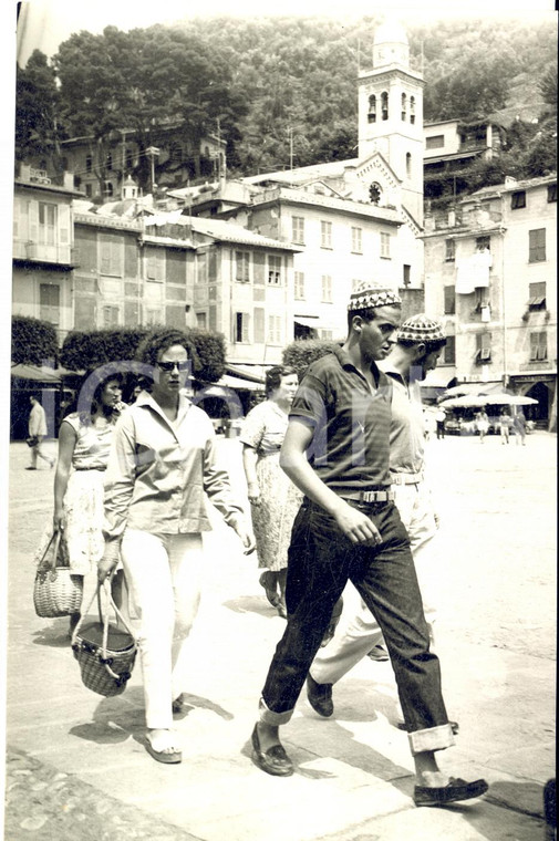 1959 PORTOFINO Principe Juan Carlos di Borbone in vacanza - Foto 12x18 cm