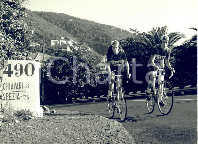 1968 CICLISMO RAPALLO Gloria e Maura STROMBOLO "gemelle volanti" *Foto 18x13 cm